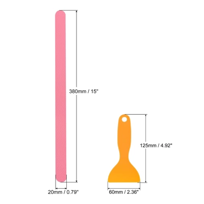 Unique Bargains Non Slip Bathtub Stickers Safety Shower Treads Adhesive Decal Square With Scraper For Stairs Shower Pink 1.25 Ft X 0.79" 1 Unique Bargains Non Slip Bathtub Stickers Safety Shower Treads Adhesive Decal Square With Scraper For Stairs Shower Pink 1.25 Ft X 0.79"