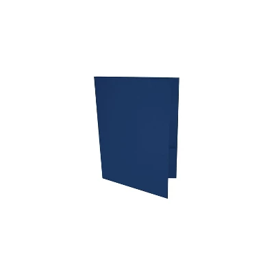 LUX 9 X 12 Presentation Folders Standard Two Pocket Navy Blue 50/Pack (LUX-PF-103-50) 1 LUX 9 X 12 Presentation Folders Standard Two Pocket Navy Blue 50/Pack (LUX-PF-103-50)