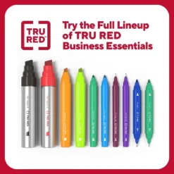 TRU RED Permanent Markers Ultra Fine Tip Black Dozen TR54534 -Office Supplies GUEST b691bd18 d3f0 4d5f 894a 84a227daabe5