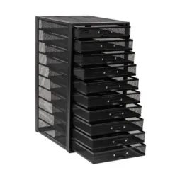 Mind Reader Network Collection Metal Mesh 10 Drawer Desk Organizer Multi-Purpose Black -Office Supplies GUEST b7a1e607 1190 4b75 90fb 0b26dc786931