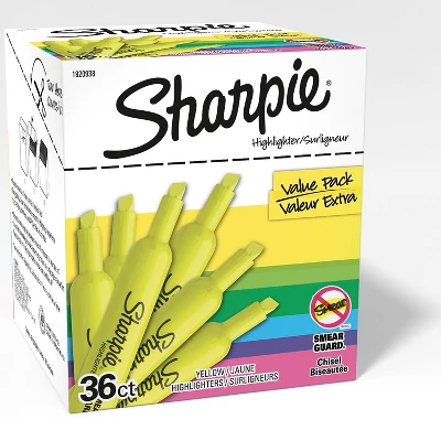 Sharpie Accent Tank Style Highlighter Chisel Tip Fluorescent Yellow 36/Box 1920938 7 Sharpie Accent Tank Style Highlighter Chisel Tip Fluorescent Yellow 36/Box 1920938 - Image 7