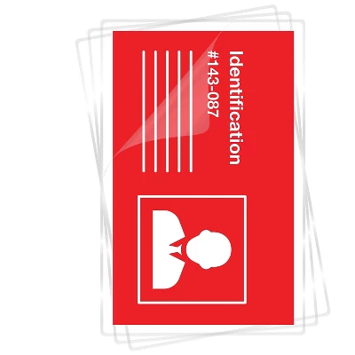 Fellowes Laminating Pouches 5mil 2 5/8 X 3 7/8 ID Size 25/Pack 52007 1 Fellowes Laminating Pouches 5mil 2 5/8 X 3 7/8 ID Size 25/Pack 52007