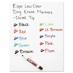 EXPO Low Odor Dry Erase Marker Chisel Tip Blue Dozen 80003 -Office Supplies GUEST bb92fd78 d47b 4c0d 8c95 be3787cebcea