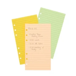 Paper Junkie 6 Pack Colored A6 Refill Paper For 6-Ring Binder, Journal, Planner, Loose Leaf Colored Lined Paper Inserts (240 Sheets/480 Pages) -Office Supplies GUEST bd8d6703 43c4 428b 8bfa cee295f41f5b