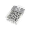 JAM Paper Colored Map Thumb Tacks Silver Round Head Push Pins 2 Packs Of 100 22432214A