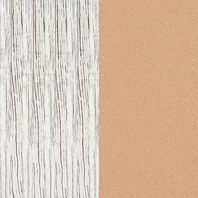 Flash Furniture Juno Rustic Wall Mount Linen Board With Wood Push Pins, For Home, School Or Business 2 Flash Furniture Juno Rustic Wall Mount Linen Board With Wood Push Pins, For Home, School Or Business - Image 2