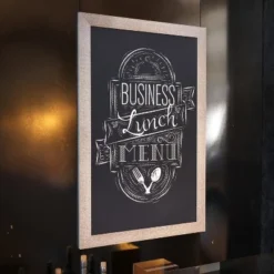 Emma And Oliver Framed Decorative Wall Hanging Chalkboard With Magnetic Surface For Weddings, Parties, Showers And More -Office Supplies GUEST bfcf8ace dbc8 474b b631 6d2beef8543a