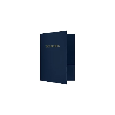 LUX 9 X 12 Tax Return Folders Standard Two Pocket 250/Pack Dark Blue Linen 250/Pack (SF101546TAX250) 1 LUX 9 X 12 Tax Return Folders Standard Two Pocket 250/Pack Dark Blue Linen 250/Pack (SF101546TAX250)