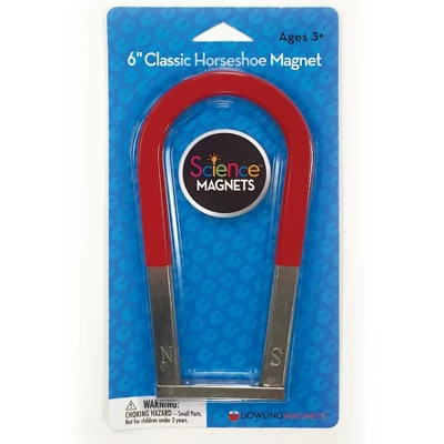 Dowling Magnets Classic Horseshoe Magnet, 6" 1 Dowling Magnets Classic Horseshoe Magnet, 6"