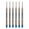 Monteverde Monteverde Ballpoint Pen Refill Broad Point Blue Ink 6 Pack (P443BB)
