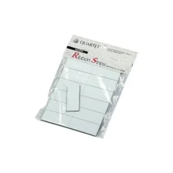 Quartet Magnetic Write-On/Wipe-Off Strips 2w X 7/8h White 25/Pack MWS