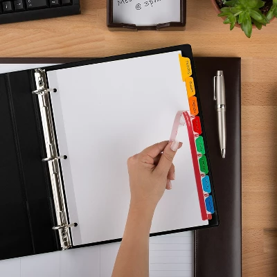 Avery Print & Apply Clear Label Dividers W/Color Tabs 8-Tab Letter 5 Sets 11419 7 Avery Print & Apply Clear Label Dividers W/Color Tabs 8-Tab Letter 5 Sets 11419 - Image 7