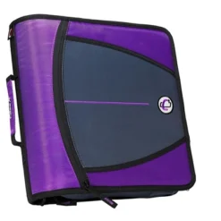 Case It Case-it Mighty Zip Tab 3 3-Ring Zipper Binder D-146
