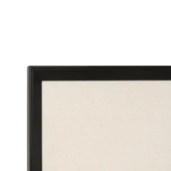 17" X 28" Linen Natural Framed Pinboard Black - Sheffield Home -Office Supplies GUEST c803e31d 7782 4e3d bb58 aea452bb3b60