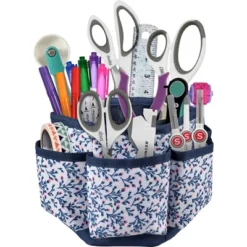 Singer Sewing Storage Organizer Desktop Spinner Navy Floral Print 10 Singer Sewing Storage Organizer Desktop Spinner Navy Floral Print -Office Supplies GUEST c8510ae9 6e0b 4cea a04f 352f4582784f