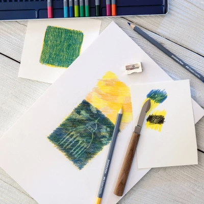 Faber-Castell 36ct Goldfaber Watercolor Pencil Tin 6 Faber-Castell 36ct Goldfaber Watercolor Pencil Tin - Image 6