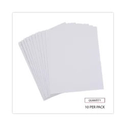 Universal Slash-Cut Pockets For Three-Ring Binders Jacket Letter 11 Pt. White 10/Pack 61687 8 Universal Slash-Cut Pockets For Three-Ring Binders Jacket Letter 11 Pt. White 10/Pack 61687 -Office Supplies GUEST c904ee00 4474 48d1 8050 a6890e5bcca7