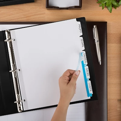 Avery Print & Apply Clear Label Dividers W/White Tabs 5-Tab 11 1/4 X 9 1/4 5 Sets 11440 7 Avery Print & Apply Clear Label Dividers W/White Tabs 5-Tab 11 1/4 X 9 1/4 5 Sets 11440 - Image 7