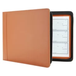 Stockroom Plus Brown 7 Ring Business Checkbook Binder With Zipper For Checks, PU Leather, 15 X 11 X 2 In 10 Stockroom Plus Brown 7 Ring Business Checkbook Binder With Zipper For Checks, PU Leather, 15 X 11 X 2 In -Office Supplies GUEST cb5855e5 df9f 4f54 b9f5 e0a13854f6cf