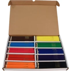 School Smart Colored Pencils, Assorted Colors, Set Of 250 -Office Supplies GUEST cd27155c 9eea 460f a721 e1d5c54e6108