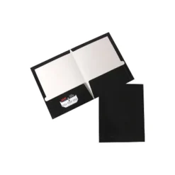 JAM Paper Laminated Two-Pocket Glossy Presentation Folders Black Bulk 25/Pack 385GBLD -Office Supplies GUEST cd51d0ce 2327 4d22 9734 206c48b9eac1