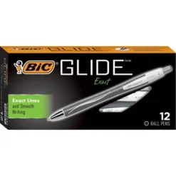 BIC Atlantis Exact Retractable Ballpoint Pen Black Ink .7mm Fine Dozen VCGN11BK -Office Supplies GUEST cd81bcc5 59b1 4923 b734 1fffede97999