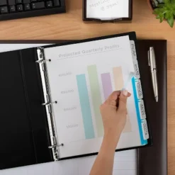 Avery Index Maker Print & Apply Clear Label Plastic Dividers 5-Tab Letter 11449 -Office Supplies GUEST cddcf3cd b70c 46b5 b032 ff2cf3329561