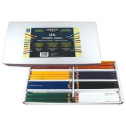Sargent Art Colored Pencil Assortment, 8 Colors, 144 Count