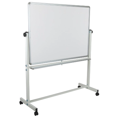 Flash Furniture HERCULES Series Double-Sided Mobile White Board Stand With Pen Tray 14 Flash Furniture HERCULES Series Double-Sided Mobile White Board Stand With Pen Tray - Image 14