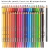 Arteza Watercolor Pencils, Triangle Shaped, Assorted Colors, Coloring Set For Adult Artists, Non-Toxic - 48 Pack