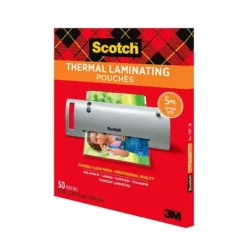 Scotch Letter Size Thermal Laminating Pouches 5 Mil 11 1/2 X 9 50/Pack TP585450 14 Scotch Letter Size Thermal Laminating Pouches 5 Mil 11 1/2 X 9 50/Pack TP585450 -Office Supplies GUEST d1bc393c 1389 487d b9a0 ed6f08dc0635