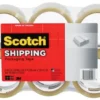 Scotch Shipping Packaging Tape, 1.88 Inchs X 109 Yards, Clear, Pack Of 6