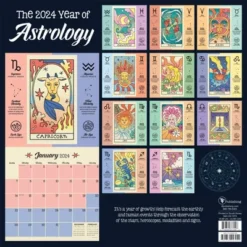 TF Publishing 2024 Wall Calendar 12"x12" Year Of Astrology -Office Supplies GUEST d23fa8f5 82bd 428f 8b8d c1f7bd30224f