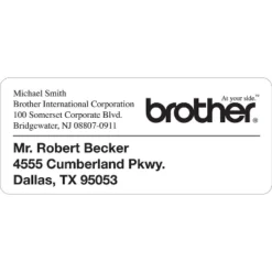 Brother Die-Cut Address Labels 1.4" X 3.5" White 400/Roll DK1208 -Office Supplies GUEST d399c0b5 0d18 412f 8874 479e9db2de3b