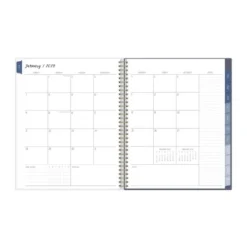 Ivory Paper Co 2024 Planner 11"x8.5" Weekly/Monthly Wirebound Celine Navy -Office Supplies GUEST d4c6b8bf b82f 4e46 a84e b182ecd59cc9
