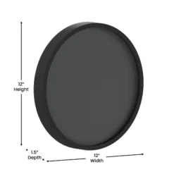 Merrick Lane Set Of 2 Round Magnetic Chalkboards With Erasers And Chalk And Solid Wood Frame -Office Supplies GUEST d5aea1d1 aaea 462c 83cb 3b236dd00f27