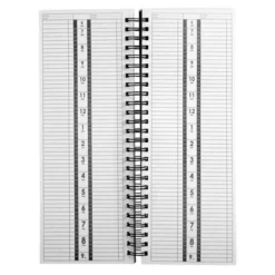 Juvale 200 Page Salon Appointment Book For Hair Stylist, Undated, Daily Planner, Hourly Spiral Book, Marble Design, 2 Columns, 14 X 5 In -Office Supplies GUEST d8647ae1 9ccb 464f a2e7 ae987ae52903