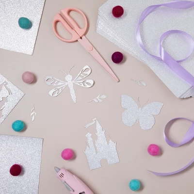 Bright Creations 30 Sheets Double-Sided Silver Glitter Cardstock Paper For DIY Crafts, Card Making, Invitations, 300GSM, 8.5 X 11 In 1 Bright Creations 30 Sheets Double-Sided Silver Glitter Cardstock Paper For DIY Crafts, Card Making, Invitations, 300GSM, 8.5 X 11 In