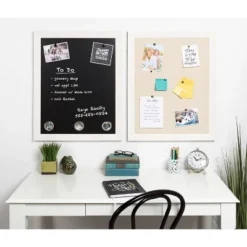 23" X 29" Beatrice Dry Erase Board Rustic Brown - DesignOvation -Office Supplies GUEST d91cd9a9 7e5c 4a1e 8017 929956d36785