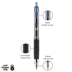 Uni-ball 207 Signo RT Retractable Gel Pens Medium Point Blue Ink 615714 15 Uni-ball 207 Signo RT Retractable Gel Pens Medium Point Blue Ink 615714 -Office Supplies GUEST d973f564 b5bb 431d 8b22 577740b7c3dd