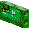 Scotch 810 Magic Tape, 0.75 X 1000 Inch, Matte Clear, Pack Of 24