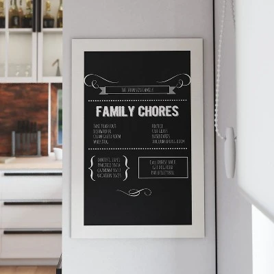 Merrick Lane Wall Mount Magnetic Chalkboard Sign, Hanging Wall Chalkboard Memo Board 1 Merrick Lane Wall Mount Magnetic Chalkboard Sign, Hanging Wall Chalkboard Memo Board