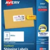 Avery TrueBlock Shipping Labels, Inkjet, 2 X 4 Inches, White, Pack Of 250