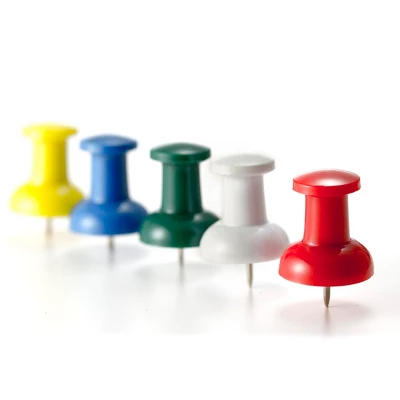 Officemate Giant Push Pins, 12 Per Pack, 6 Packs 2 Officemate Giant Push Pins, 12 Per Pack, 6 Packs - Image 2