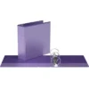 3" Premium Round Ring Binder 6pk Customizable View Purple - Easyview