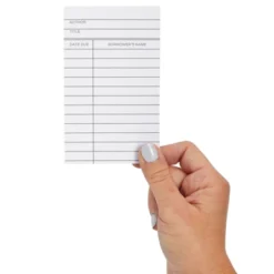 Best Paper Greetings 500 Pack Blank Library Cards For School Book Checkouts, CDs, DVDs, Vinyl Records, Classroom Supplies, White, 3 X 5 In -Office Supplies GUEST ddd6c4fa 2778 42b9 998b 8803591a1cb5