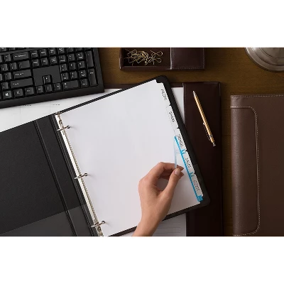 Avery Print & Apply Clear Label Dividers W/White Tabs 5-Tab Letter 5 Sets 11436 6 Avery Print & Apply Clear Label Dividers W/White Tabs 5-Tab Letter 5 Sets 11436 - Image 6