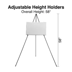 MyOfficeInnovations Display Easel 63" Black Metal (28218US/50446US) 1682490 -Office Supplies GUEST e04d99f7 b0a1 4dbf b0e6 6307f538d337