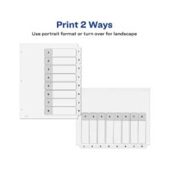 Avery Pre-Printed 8-Tab Numeric Dividers Customizable 11822 9 Avery Pre-Printed 8-Tab Numeric Dividers Customizable 11822 -Office Supplies GUEST e051d2eb fc92 46d7 8aaa 9c3fd76547eb