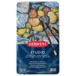 Studio Colored Pencils Multicolor - Derwent 12ct